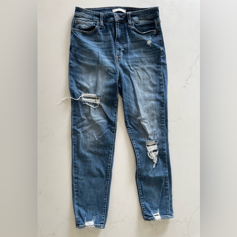 Distressed mom jean Willow+Root 30